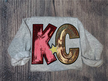 Load image into Gallery viewer, 32A - KC Sequin Applique Sweatshirt