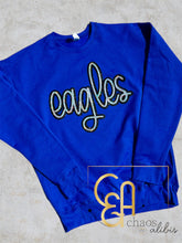 Load image into Gallery viewer, 32A - Eagles Silver Sequin Crewneck